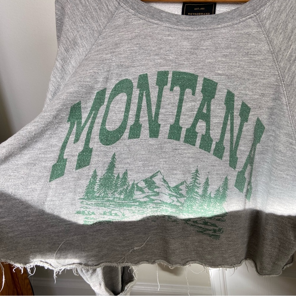 Free People distressed crewneck